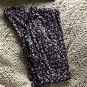 Floral leggings